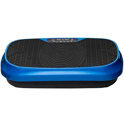 Lifepro Waver Mini Vibration Plate - Whole Body Vibration Platform Exercise Machine - Home & Travel Workout Equipment for Weight Loss, Toning & Wellness - Max User Weight 260lbs (Blue) von LifePro