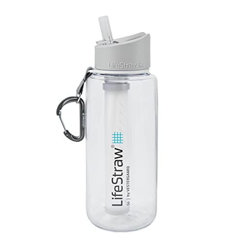 LifeStraw Trinkflasche 1l Kunststoff 006-6002148 2-Stage clear von LifeStraw