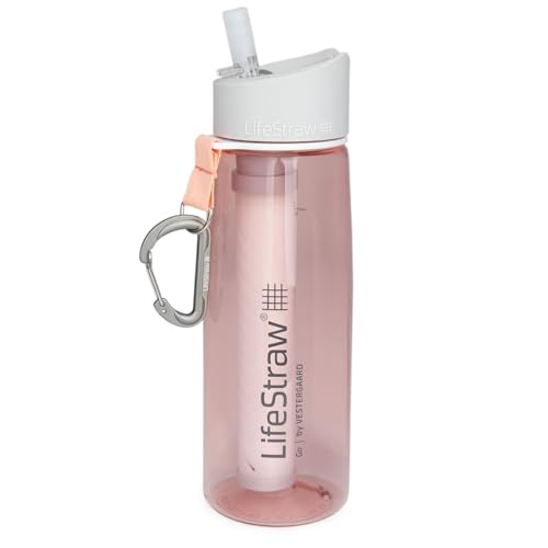 LifeStraw Go 2-Stage,Wasserflasche 640 ml, mit Filter, Coral von LifeStraw