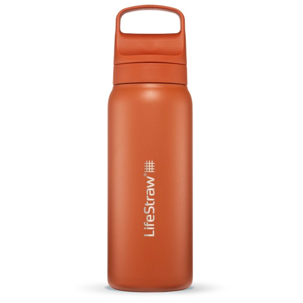 LifeStraw - Go Stainless Steel - Trinkflasche Gr 650 ml orange von LifeStraw