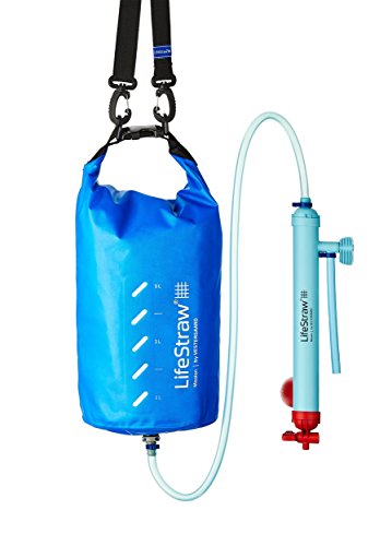 LifeStraw Mission Kompakter Wasserreiniger mit Hohem Volumen (5 Liter) Filter, Blau, 5 liters von LifeStraw