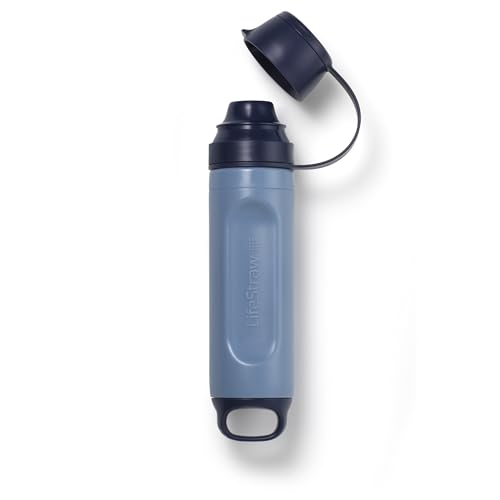 LifeStraw Peak Series - Solo Personal Water Filter - Persönlicher Strohhalm-Wasserfilter für Wandern, Camping, Reisen, Survival und Notfallvorsorge. Entfernt Bakterien, Parasiten und Mikroplastik von LifeStraw