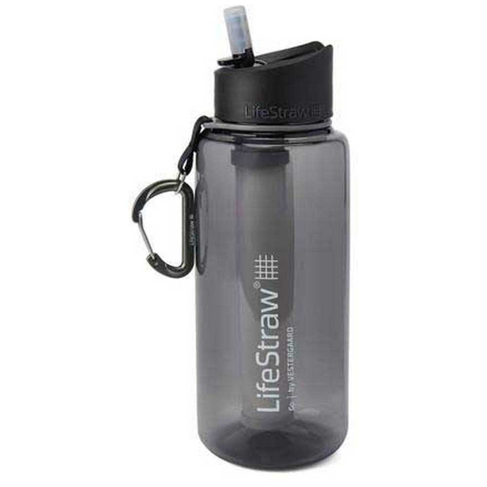Lifestraw Water Filter Bottle Go 1l Schwarz von Lifestraw