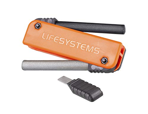 Lifesystems Dual-Aktion Outdoor Feuer Starter - Magnesium Ferrocium Stab mit Edelstahl Striker für Camping, Survival und Bushcraft von Lifesystems