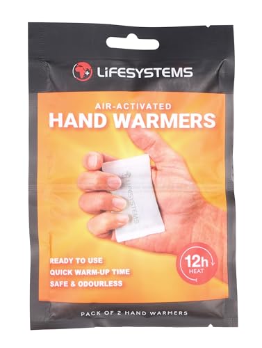 Lifesystems Luftaktivierte Handwärmer von Lifesystems, bis zu 12 Stunden Wärme | Packung mit 20 Paaren von Lifesystems