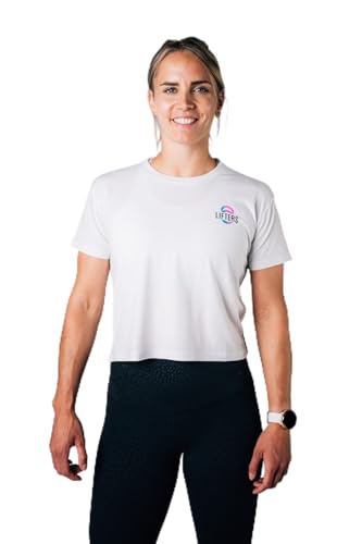 Lifters Wear Damen Lift More Miami T-Shirt, Weiß, XL EU von Lifters Wear