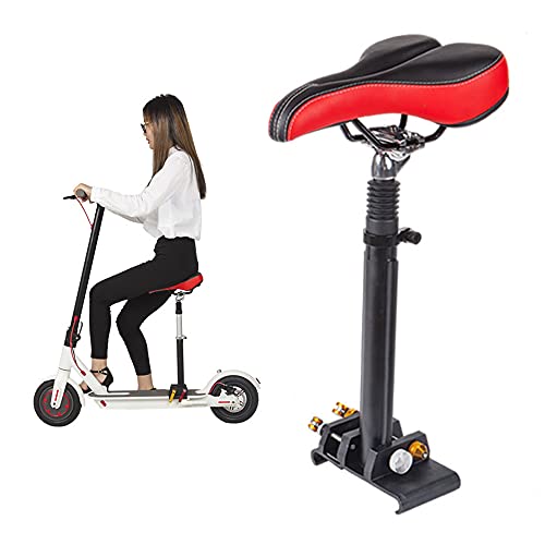 Lightakai Sitz für Elektroroller, Universal Höhenverstellbar Scooter Sattel Gemütlich Elektroroller Sitz nur kompatibel mit M365 und M365PRO E-Scooter Sitz Sattel 40-60CM von Lightakai