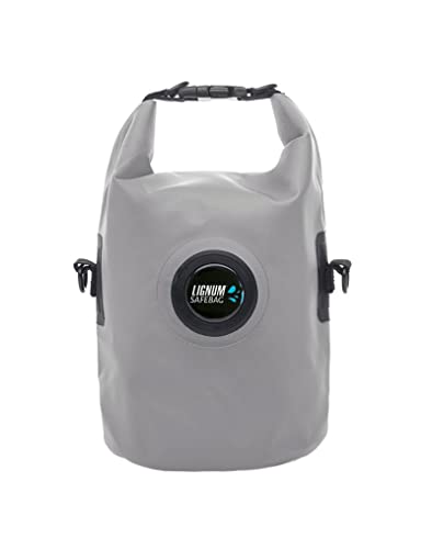 Lignum Golf Safe Bag - wasserfeste Tasche für Wertgegenstände - idealer Begleiter für Unterwegs (Grau) von Lignum Golf