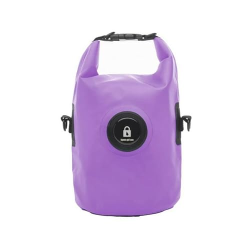Lignum Golf Safe Bag - wasserfeste Tasche für Wertgegenstände - idealer Begleiter für Unterwegs (Lila) von Lignum Golf