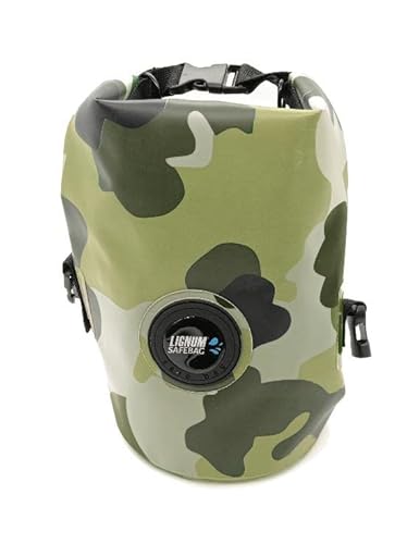 Lignum Golf Safe Bag - wasserfeste Tasche für Wertgegenstände - idealer Begleiter für Unterwegs (Tarnfarbe Camouflage) von Lignum Golf