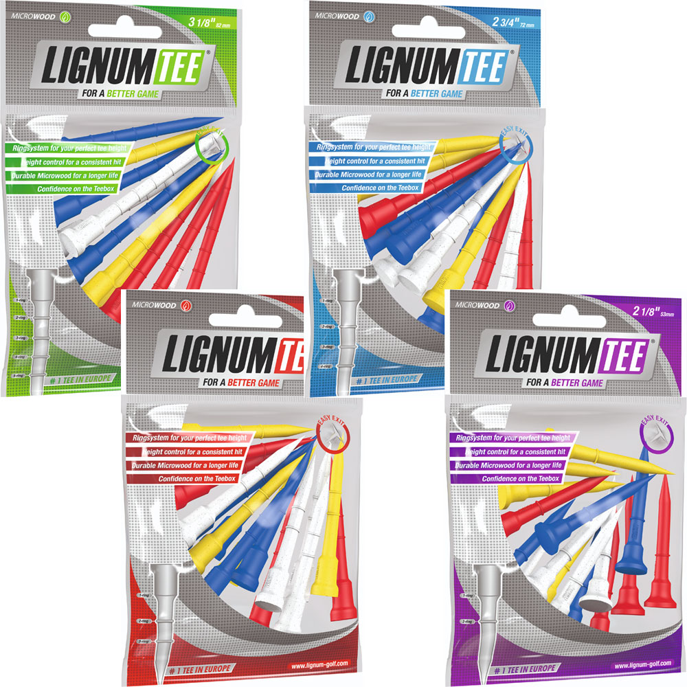 'Lignum Tee in 4 LÃ¤ngen farblich sortiert' von Lignum