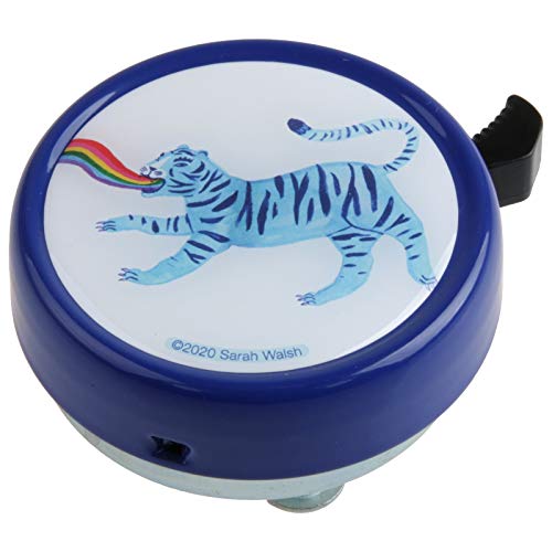 Liix Big Colour Bell Rainbow Tiger blau mit Tiermotiv für Kinder und Erwachsene von Liix