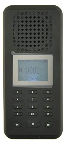 VOEMPHI MP3-Player zur Wiedergabe von Vogelstimmen, mit integriertem 20-Watt-Lautsprecher (bis 126 dB), LCD-Display, wiederaufladbarer Akku, von VOEMPHI