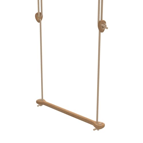 Lillagunga Trapezstange Bones | Premium Design | Skandinavischer Hersteller | Einfache Höhenverstellung | Weiß | Perfekte Griffhaptik von Lillagunga