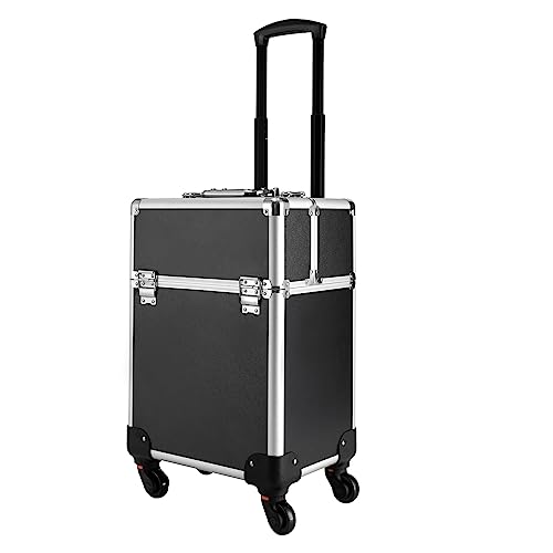 Lilyeriy Kosmetikkoffer Trolley groß Make-up Koffer mit Universalrollen Multikoffer Schminkkoffer Friseurkoffer für Geschenkidee Reisen Friseure 34 * 24 * 45cm von Lilyeriy