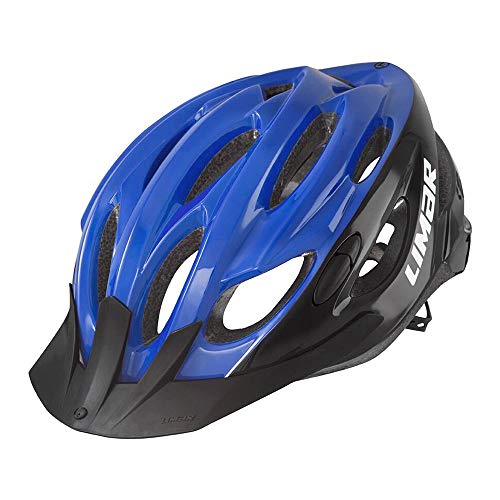 Limar Unisex – Erwachsene Scrambler Fahrradhelm Helm, Blau/Schwarz, L von Limar