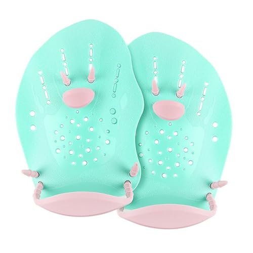 1 Paar Weiches Silikonschwimmtraining Assist Für Erwachsene Oder Kinder Ergonomische Konstruktionskraft Schwimmpaddel Reduzierte Luftwiderstandsassistenzflossen von Limtula