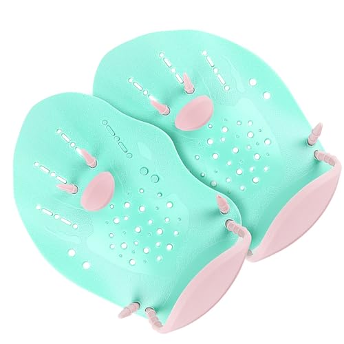 1 Paar Weiches Silikonschwimmtraining Assist Für Erwachsene Oder Kinder Ergonomische Konstruktionskraft Schwimmpaddel Reduzierte Luftwiderstandsassistenzflossen von Limtula