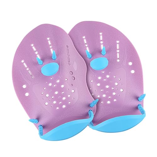 1 Paar Weiches Silikonschwimmtraining Assist Für Erwachsene Oder Kinder Ergonomische Konstruktionskraft Schwimmpaddel Reduzierte Luftwiderstandsassistenzflossen von Limtula