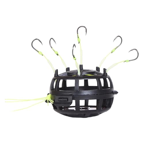 6 Hook Square Form Fishing Baits Käfste Linie Gruppe Feeder Feder Einfach Zu Verwenden Quadratische Form von Limtula