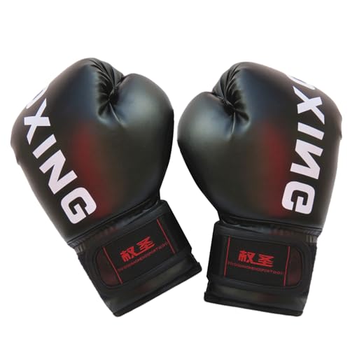 Boxhandschuhe Für Männer Frauen Teenager Kinder PU Muay Handschuhe Sparring Training MMA Fitnessstudio Übungstaschen Kickbox Handschuh von Limtula