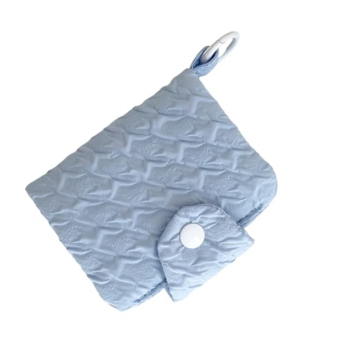 Eleganter geprägter Münzhalter, vielseitiges Münzfach mit geprägten Details, Kleingeldtaschen für alle Anlässe, blau von Limtula