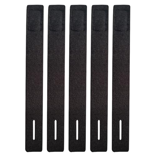 Limtula 5 x elastische Bandagen für Angelruten, fester Gurt, verstellbare Angelrute, Angelruten-Zugband, Angelruten-Wickelband von Limtula