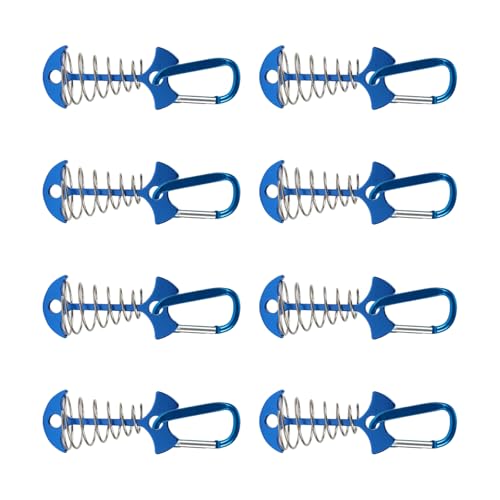 Limtula 8LOTS Winde Resistant Stakes Portables Zeltstifte Multifunktionelle Strandstifte Für Camping Enthusiasten Aluminiumlegierungen Einsätze von Limtula