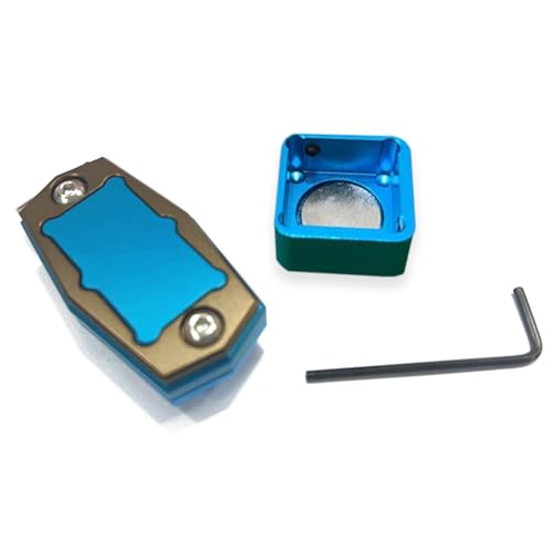 Limtula Billard-Queue-Kreidebox, tragbarer Pool-Kreidenhalter mit Gürtelclip, Billardkreide, Etui, Snooker-Werkzeug, Zubehör von Limtula