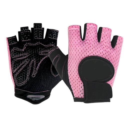 Limtula Fitness-Handschuhe, Gewichtheber-Handschuhe für Männer und Frauen, Fitness, rutschfest, Halbfinger-Workout-Handschuhe, Bodybuilding-Trainingshandschuhe von Limtula