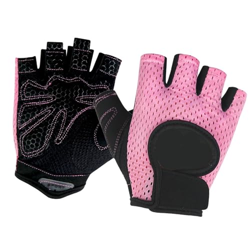 Limtula Fitness-Handschuhe, Gewichtheber-Handschuhe für Männer und Frauen, Fitness, rutschfest, Halbfinger-Workout-Handschuhe, Bodybuilding-Trainingshandschuhe von Limtula