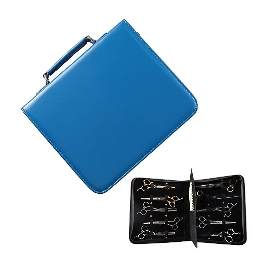 Limtula Friseur-Tragetasche, professionelle Haarschneide- und Fellpflege-Aufbewahrungsbox, blau von Limtula