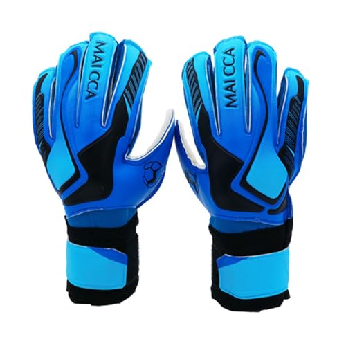 Limtula Professionelle Torwarthandschuhe, verdickte Fußball-Torwarthandschuhe, Latex, Fußball-Spielhandschuhe, Sportzubehör von Limtula
