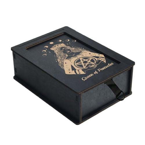 Limtula Push Pull Tarots Card Box ASTROLOGIE Karte Fall TAROTS Hündin für Prinzen des Geschenks Entwurf Entwurf für tragbare Leiterinnen von Limtula