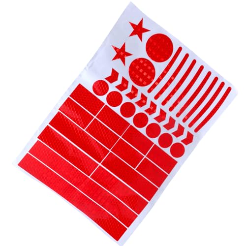 Limtula Radfahrräder Kleber Warnaufkleber High Reflective Tape Starke Autohelme Aufkleber Stark Reflektierend von Limtula