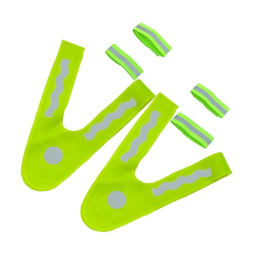 Limtula Reflektierende Outdoor-Weste und Armband für Kinder, hohe Sichtbarkeit, verstellbare reflektierende Ausrüstung für Kinder von Limtula