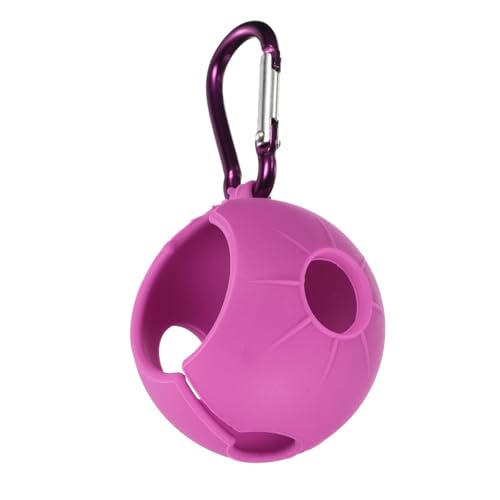 Limtula Schutzhülle für Golfbälle, mit Schnalle für Golf, Tasche, Gürtel, Sport, Golfbälle, Halter, Silikon, Golfbälle, Träger von Limtula