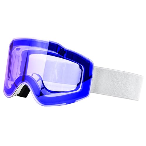 Limtula Skibrille mit UV-Schutz, Doppelgläser, beschlagfrei, für Damen und Herren, Skifahren, Snowboarden, Damen-Skibrille von Limtula