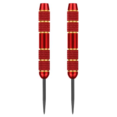 Limtula Tragbare Dartpfeil-Nadel-Ersatz-Barrels, 22 g, Stahlspitze, Kupfer-Dart-Barrels, Standard-Dart-Zubehör, 2 Stück von Limtula