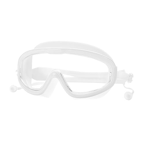 Limtula Unisex Schwimmbrille Für Erwachsene Wasserdicht UV Schutz Schwimmbrille Super Große Rahmenbrille Schwimmausrüstung Schwimmausrüstung Für Erwachsene Anfänger von Limtula