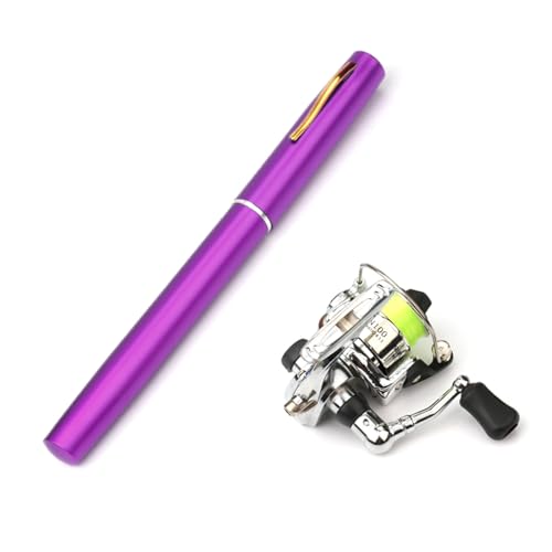 Teleskopstift Angelrute Stift Angelrute für Meeresangeln Outdoor Angeln Tragbare Mini Pocket Fishing Rod Pocket Pen Angelrute von Limtula
