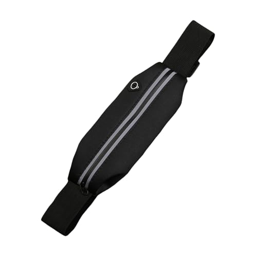 Wasserdichte Gürteltasche für Laufen, Radfahren, Training, Sport, Hüfttasche für Joggen, Radfahren, Wandern, Farbe: Schwarz von Limtula