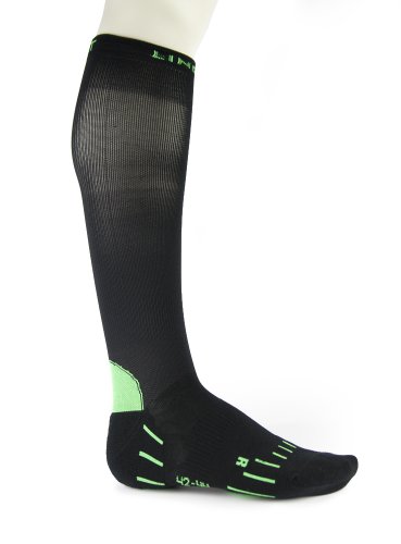 Lindner socks Compression Running Sportstrumpf, 44-46, schwarz von Lindner socks