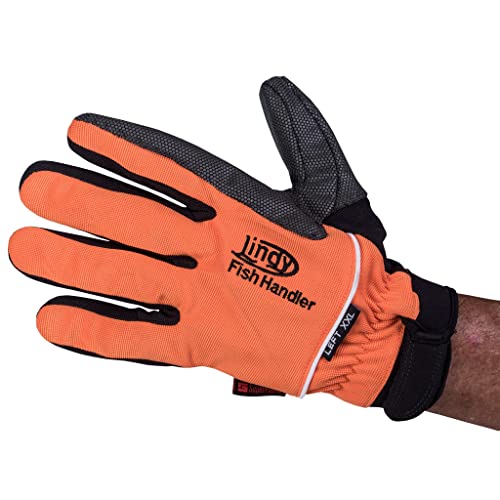 Lindy Unisex-Erwachsene Handling Puncture-Proof and Cut Resistant Fish-Grabbing Glove Angelhandschuhe, Linkshänder, XX-Large von Lindy