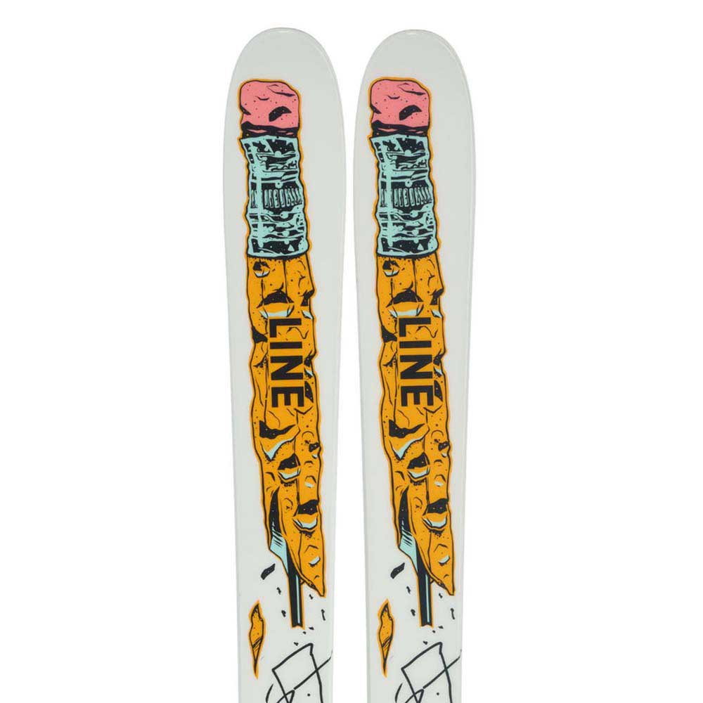 Line Ruckus Alpine Skis Gelb 145 von Line