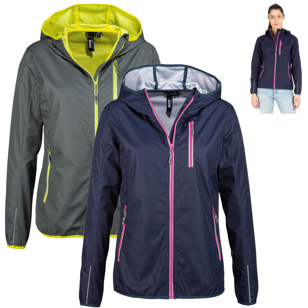 LPO - 3 Lagen Softshell Stretch Softshell Jacke mit Kapuze - Sandra von Linea Primero