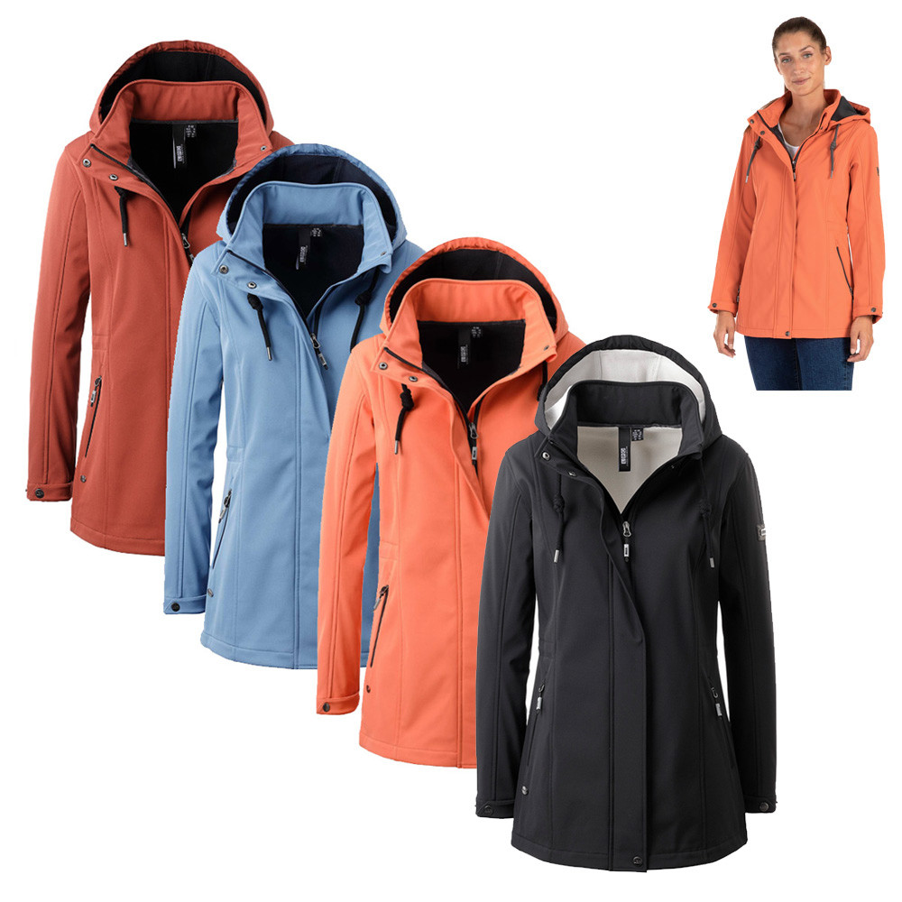 LPO - 3 Lagen wasserdichte Softshelljacke mit Fleece Innenseite Neeke von Linea Primero