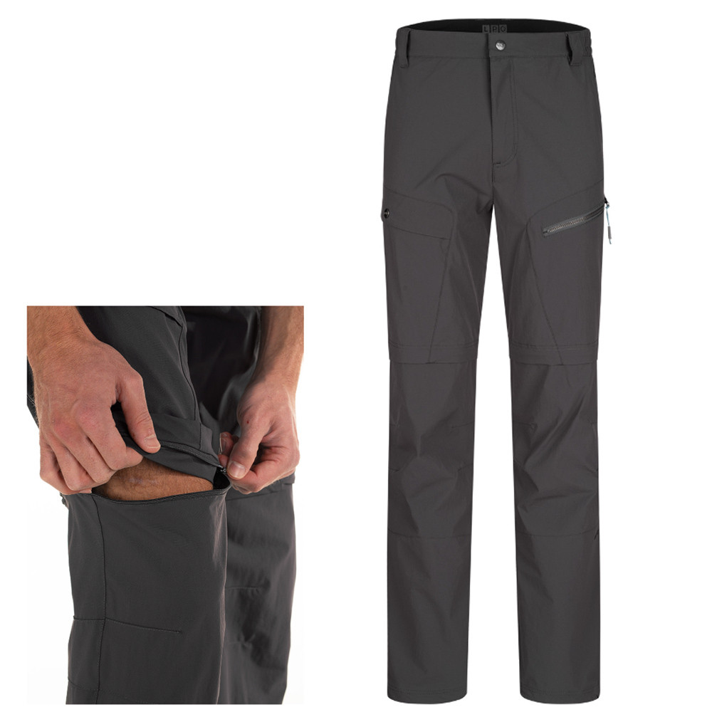 LPO - Linea Primero - Stretch Outdoor- Wander- Travel - Zipp Off Hose Colin, grau von Linea Primero