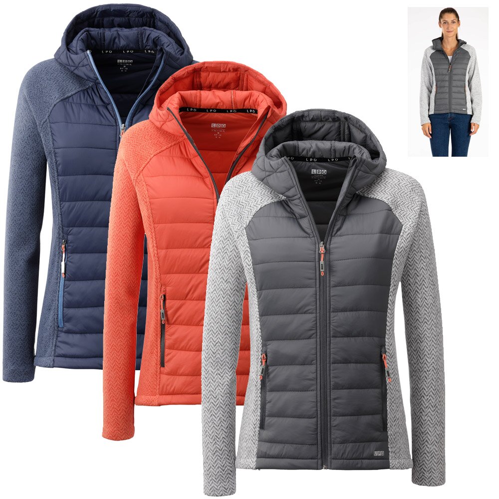 LPO Linea Primero - funktionelle Hybrid Fleece Jacke mit Kapuze Zarah von Linea Primero