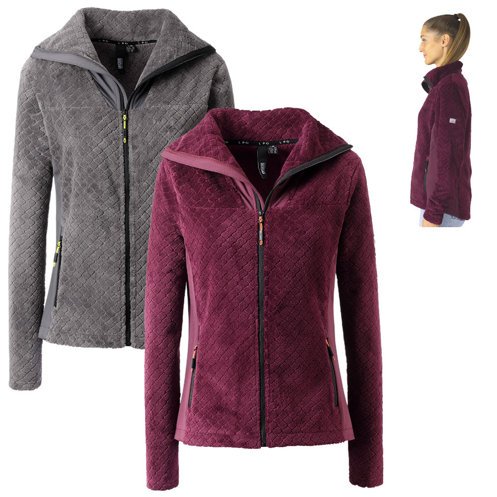 LPO - funktionelle, modische, flauschige Hybrid Fleece Jacke Tessa von Linea Primero